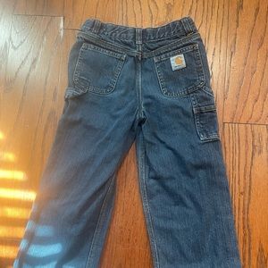 Boys size $ carthart jeans. Barely worn. In Great shape